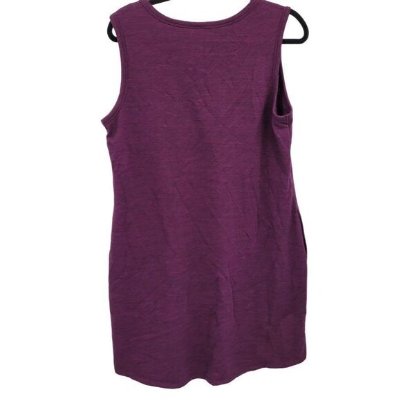 32 Degrees Athletic Dress L Purple Sweatshirt Tank Space Dyed Pockets Loungewear - Picture 2 of 5